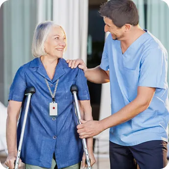 LW006 lorawan smart badge in nursing home