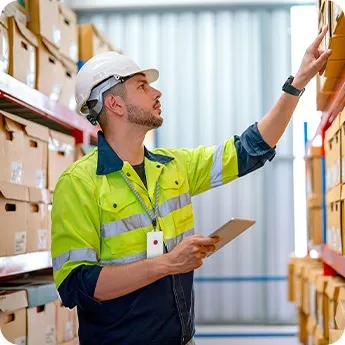LW006 lorawan smart badge in warehouse