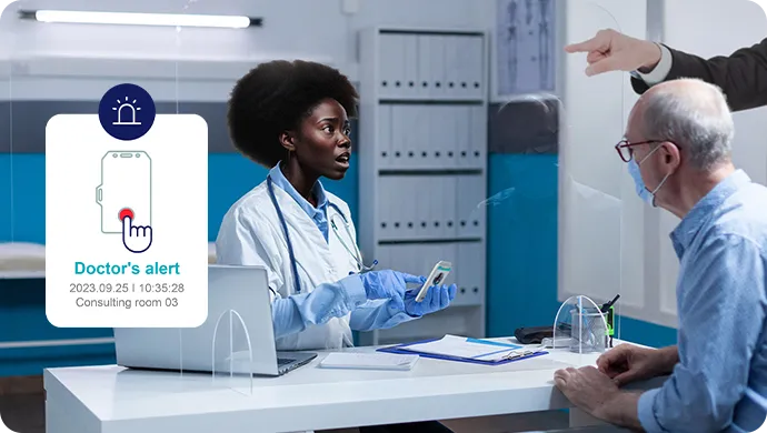 staff protection in smart healthcare